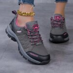 Spring and Autumn Mountaineering Shoes Fashion Women's Hiking Shoes 2024 Comfortable Outdoor Sports Anti Slip Walking Shoes