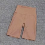 Leggings Comfortable Naked Feeling Without Embarrassment Sports Fitness Yoga Cycling Shorts Five Minutes of Pants