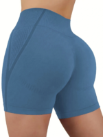 Women Yoga Shorts High Waist Workout Shorts Fitness Yoga Lift Butt Fitness Ladies Yoga Gym Running Short Pants Sportswear