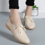 Genuine Leather Summer Loafers Women Casual Shoes Moccasins Soft Pointed Toe Ladies Footwear Women Flats Shoes Female yui8