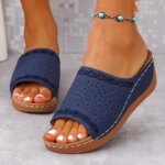 Summer Sandals Women Shoes Platform Ladies Shoes Slip On Shoes Woman Wedge Sandals Woman Soft Woman Slippers Footwear Female