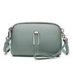 100% Genuine Leather Shoulder Bags For Women Rectangle Small Crossbody Luxury Designer Handbag Female Messenger Pocket
