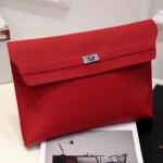 Red Clutch Bag Women Simple Women Ladies Clutch Pu Leather Envelope Clutch Bags Leather Women Lychee Pattern Purse Hand Bags