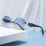 Trendy Polygonal Women's Sunglasses Men Fashion Metal Frame Driving Sun Glasses Female Stylish Outdoor Vacation Shades