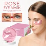 OUHOE 60pcs Rose Eye Mask Fades Fine Lines, Eye Bags, Dark Circles, Moisturizing, Moisturizing, Firming Eye Patch Care Eye Mask