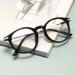 Anti Blue Light Reading Glasses for Elderly Vintage Round Frame Men Women Presbyopic Glasses Eyeglasses Diopter +50+75+125~~400
