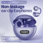 New Sport Earclip Wireless Headphone Bluetooth Earphone audífonos bluetooth inalámbrico Gaming LED Display for xiaomi huawei