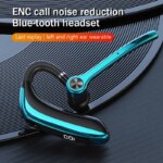 EARDECO Portable Wireless Bluetooth Headset Ear Hook Noise Reduction Single Ear Sports Running Business Wireless Game Headset