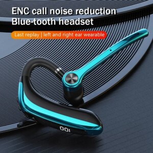 EARDECO Portable Wireless Bluetooth Headset Ear Hook Noise Reduction Single Ear Sports Running Business Wireless Game Headset