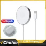 30W Magnetic Wireless Charger Pad Fast Charging Stand for iPhone 15 14 13 12 Pro Airpods PD Macsafe Phone Chargers Dock Station