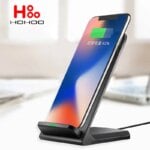 15W Wireless Charger Stand Pad for IPhone 16 15 14 13 Pro Max Samsung Galaxy S25 S24 ultra Induction Fast Charging Dock Station