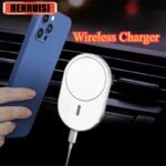 15W Magnetic Car Wireless Charger Mounted Air Vent Car Phone Holder Car Charger for iPhone 15 16 Xiaomi Huawei Samsung Oneplus