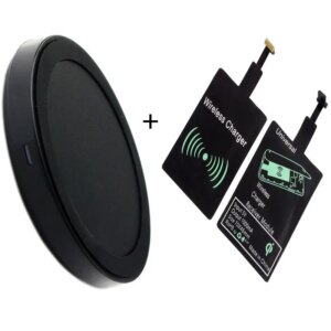 Pocket Universal Mini Wireless Charging Kit Charger Oi Adapter Receptor Coil Receiver For iPhone5 6 6s 7 8 11 Huawei Xiaomi