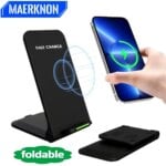 15W Magnetic Wireless Fast Charging Charger Stand For iPhone 15 14 13 12 11 Pro Max Induction Phone Charger Adapter Dock Station