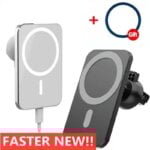 Car Wireless Charger For Macsafe for iPhone 12 13 14 15 Pro Max Mini Air Vent Car Phone Holder Stand Fast Car Charging