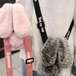Cartoon Long-eared Plush Rabbit Phone Case With a Slant Strap For iPhone15 14 13 12 11 Plus Pro Max Fall/Winter Phone Case