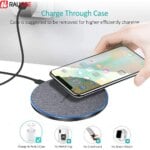 Wireless Charger Pad for Samsung Galaxy S24 S23 S22 USB C Fast Wireless Induction Charging Station for iPhone 15 14 13 12 ProMax