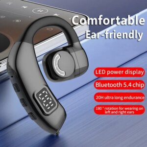 EARDECO Wireless Headphones Bluetooth Earphone with Microphon ENC Noise Cancelling Handsfree Headset Busines Auriculares Driving