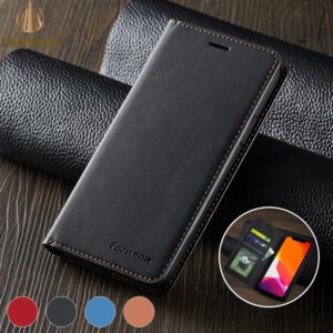 Leather Flip Phone Case For Samsung Galaxy J4 J6 Plus 2018 Note 9 10 Lite 20 Ultra A5 A6 A7 A8 2018 Fashion Wallet Bracket Cover