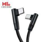 L Elbow Cable 100W USB C to Type C 4.0 3.0 Fast Charger Cable for Xiaomi Samsung MacBook iPad Mobile Phone Cord USB Cable TypeC