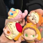Genuine Pop Bean Pajama Party Series Earphone Bag Blind Box Mystery Box Guess Bag Toys Doll Cute Anime Figure Desktop Ornaments