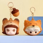 Surprise Mystery Fashion Accessories Gift Portable Cute Collectible Adorable Kawaii Pajama Party Series Earphone Bag Blind Box