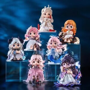 Original Joy Song of Light and Dark Night Series Blind Box Toys Cute Action Figure Desktop Ornament Mystery Box Gift Collection