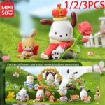 MINISO Pochacco Flowers And Young Pochacco's Small Garden Series Mystery Box Fashion Play Handmade Decorative Gifts Random Style