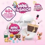 Original Zuru Mini Brands 5 Surprise Toys Miniature Toy Mini Bags Luxury Brand Mystery Blind Box Fashion Bag Shoe Ball Toys Gift