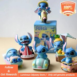 Kawaii Stitch Play Series Blind Box Lucky Mystery Box Anime Figure Model Collection Decoration Toys For Kids Xmas Gifts