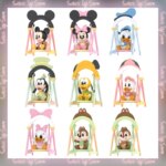 Original Popmart Disney Swing Series Blind Box Figures Model Cute Catone Mickey Tabletop Display Mystery Box Surprise Doll Gift