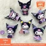Original Sanrio Kuromi Blind Box Trick Or Treat Without Sugar Anime Surprise Box Kawaii Mysterious Guess Bag Figure Doll toy