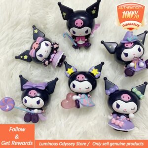 Original Sanrio Kuromi Blind Box Trick Or Treat Without Sugar Anime Surprise Box Kawaii Mysterious Guess Bag Figure Doll toy
