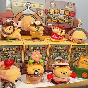 Little Bear Bug Hide And Seek Cat Series Handmade Blind Box  Guess Bag Mystery Toy Dolls Figure Desktop Ornaments Surprise Gift