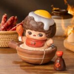POP MART PUCKY Gourmet Collection Blind Box Collectibles Cute Anime Dolls Mystery Box Surprise Toy Statues Girls' Present