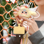 New Baby Three Phone Lanyard Series Genuine Blind Box Soft Vinyl Cute Doll Figure Mystery Box Collection Kids girl Gift toys