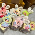 Genuine Baby Three Years Old Macaron Little Rabbit Series Plush Blind Box Tide Play Ornament Pendant Creative Cute Doll Toy Gift
