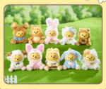 Genuine Disney Winnie The Pooh Vinyl Doll Blind Box Toys Naughty Party Series Winnie The Pooh Vinyl Dolls Pendants Ornaments Toy