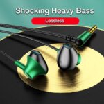 EARDECO Hifi Wired Headphones Bass 3.5mm With Mic Wired Earphone Headphone Wire Headsets Earbuds Sports Stereo Noise Reduction