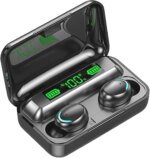 F9 5C Wireless Bluetooth Headphones Tws Waterproof Earbuds Earphones Digital Display Heaset Large Capacity Charging Case