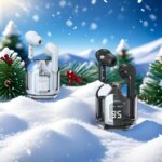 T2 Wireless Mini Earbuds LED Power Digital Display TWS Wireless Headset Stereo Sound Bluetooth Headphones 5.3 for Xiaomi huawei