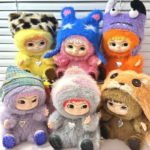 Authentic WAKUKU Maomao Trendy Party Series Mysterious Blind Box Wokuku Cute Handmade Trendy Plush Doll Birthday Gift