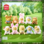 Original Winnie The Pooh Naughty Party Vinyl Plush Blind Box Pooh Bear Bag Pendant Mystery Box Surprise Toy Cute Doll Decor Gift