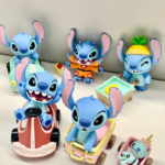 New Anime Character Tour Series Cute Alien Dog Stitch Mysterious Blind Box Cute Handmade Ornament Cycling Diary Birthday Gift
