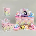 Sanrio Blind Box Sleep Safely Hello Kitty MyMelody Kuromi Pachacco Pompompurin Children's Toy Birthday Gift Christmas Decoration