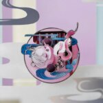 New SKULLPANDA Diyu Guan Zhongjing Series Car Fragrance Mysterious Blind Box Ornament Air Outlet Pendant Collection Gift
