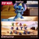 New Pop Mart Stitch Little Emotions Series Blind Box Mystery Box Trendy Toys Doll Cute Kawaii Anime Figure Desktop Ornaments