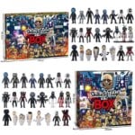 Christmas Calendar Mysterious Box Anime Figure Skibidi Toliet Man Vs. Surveillance Man Surprise Blind Box Funny Doll Gift Box