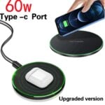 30w Fast Wireless Charging for Huawei P40 Pro Honor X10 Pro Samsung Galaxy Note 10+ TCL 20L Plus  LG G6 Phone Wireless Charger