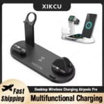 Wireless Charger Phone Headset Charge for iPhone 16 15 14 13 12 Samsung S24 Xiaomi Fast Charging For Apple Watch Charging Base